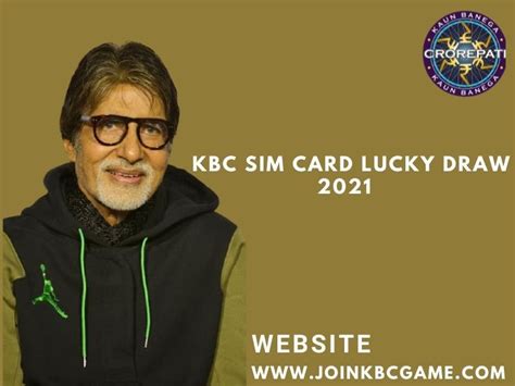 kbc sim card lucky 2021 .
